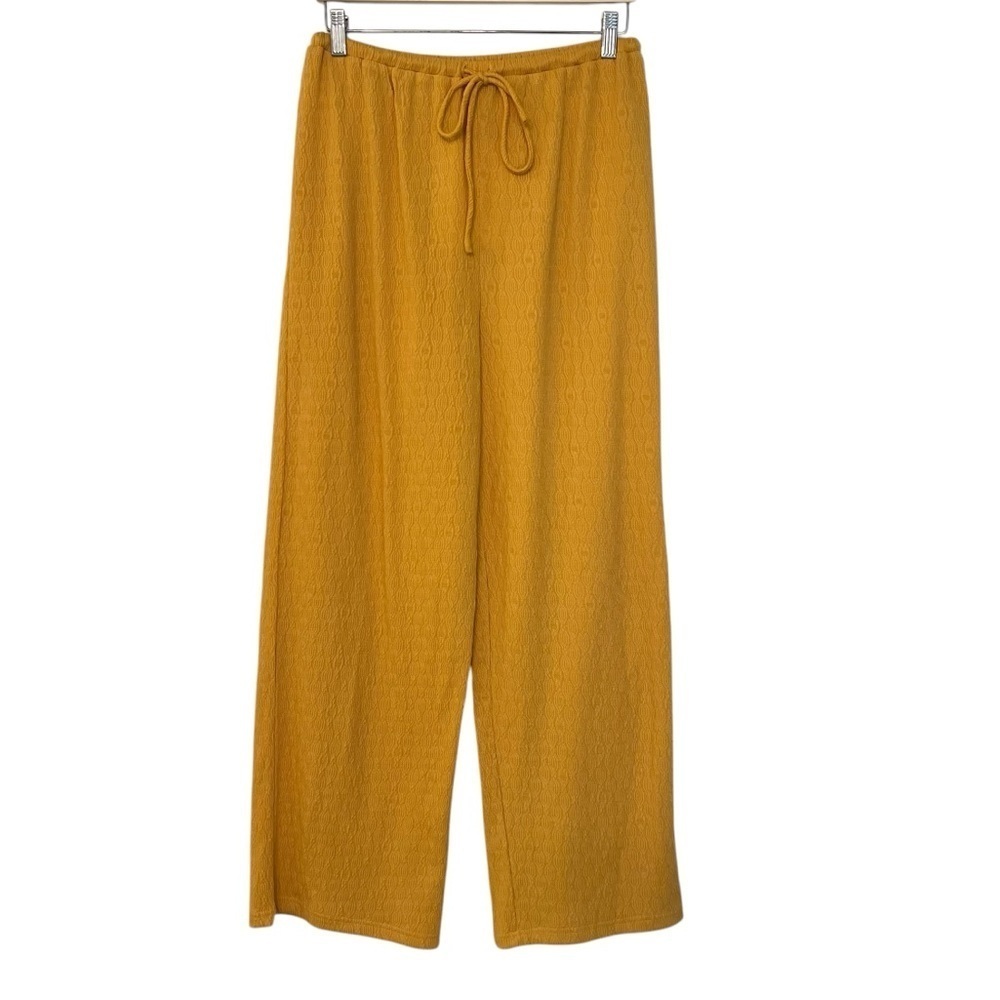 Sabo Skirt Kala Wide Leg Pants Gold Size Medium NWT Beach Resort Vacation Travel